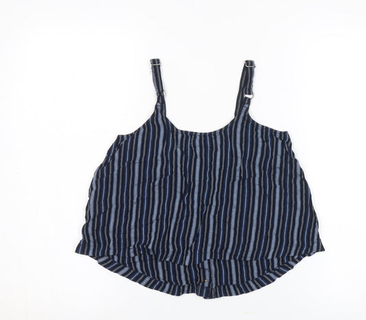 Hollister Women’s Blue Striped Camisole Top XS
