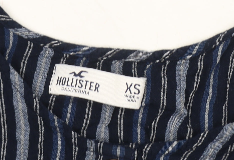 Hollister Women’s Blue Striped Camisole Top XS