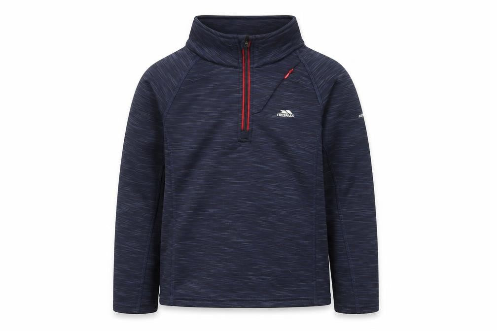 Trespass Boys Blue 1/4 Zip Sweatshirt, Lightweight, 7-8 Years