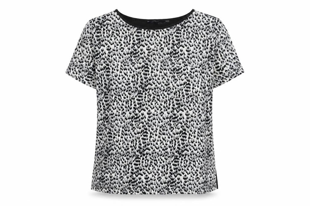 Womens UK Size S French Connection Black Polyester Blend Blouse