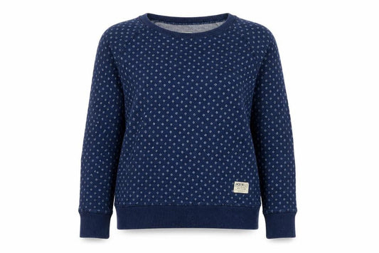 Womens UK 8 Regular Jack Wills Blue Pullover Sweatshirt
