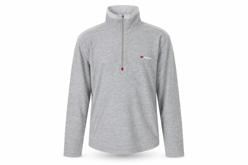 Berghaus Boys Grey 1/4 Zip Fleece Sweatshirt - 10 Years