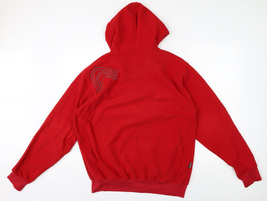 Granite Men's Red Full Zip Hoodie L
