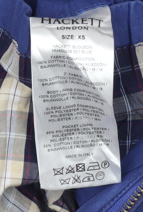 Hackett Men's Blue XS Bomber Jacket
