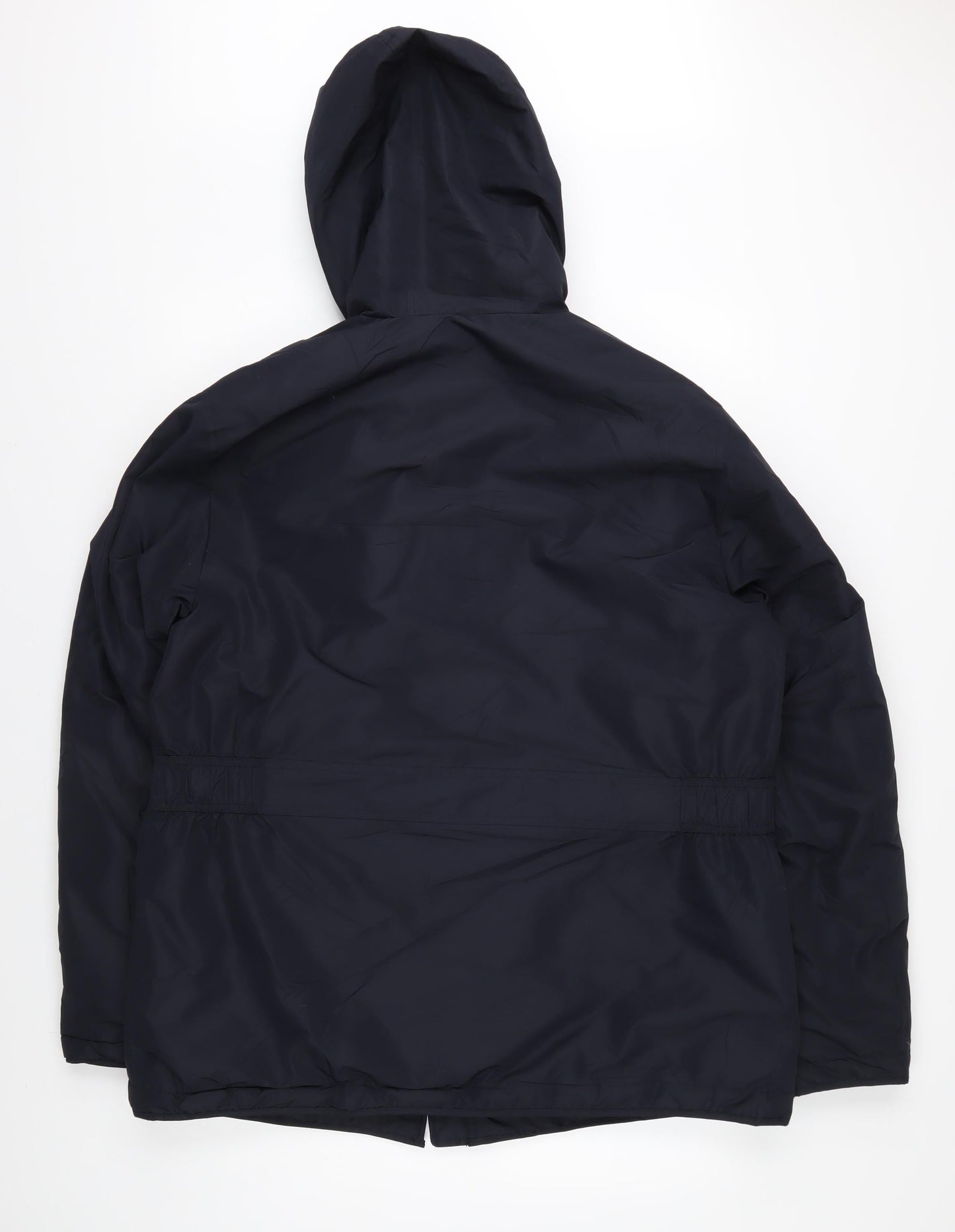 Jaeger Men's Navy Parka Jacket Medium Hooded