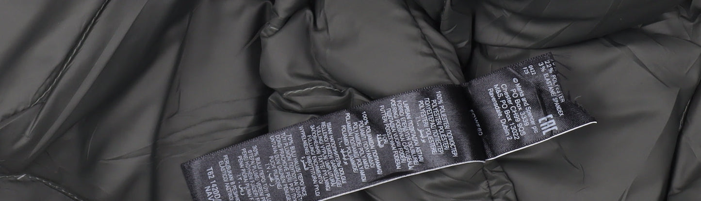 Jaeger Men's Navy Parka Jacket Medium Hooded