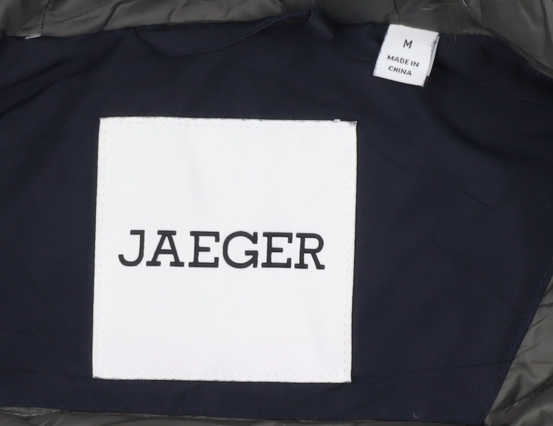 Jaeger Men's Navy Parka Jacket Medium Hooded