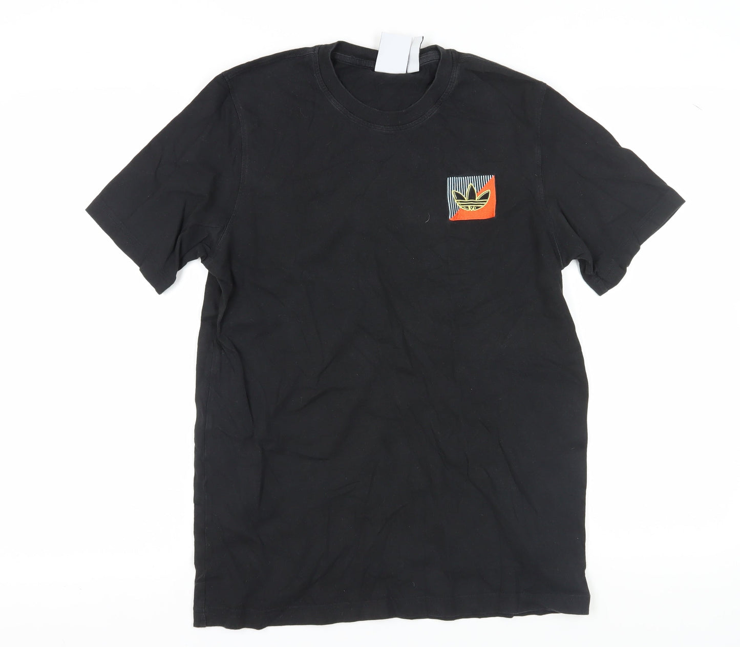 Adidas Men's Black M Logo Short Sleeve T-Shirt