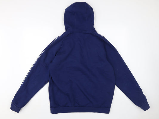 Adidas Men's Blue Hoodie Large Pullover Sports
