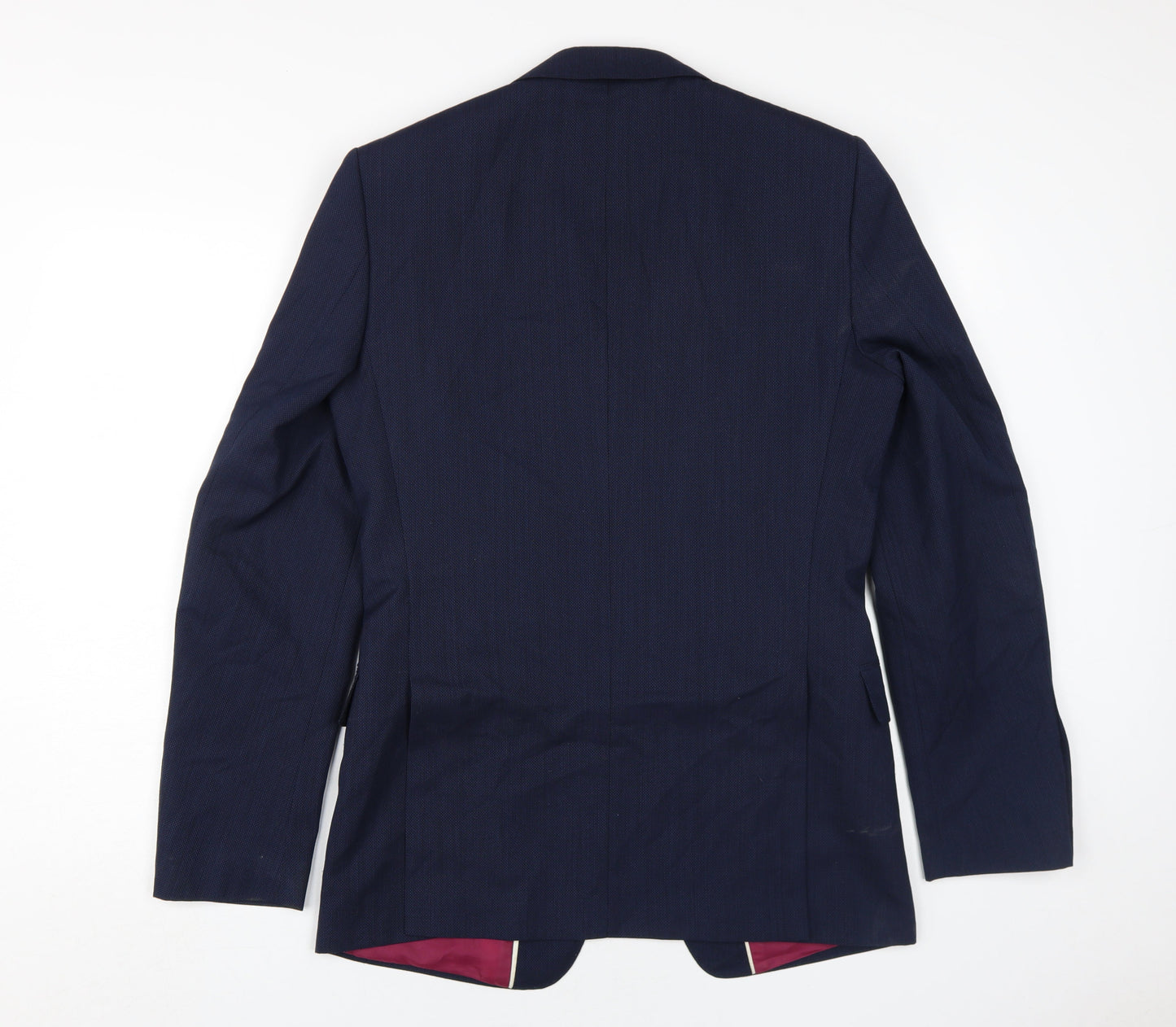 Marks and Spencer Men's Blue Wool Blazer, Size 36L