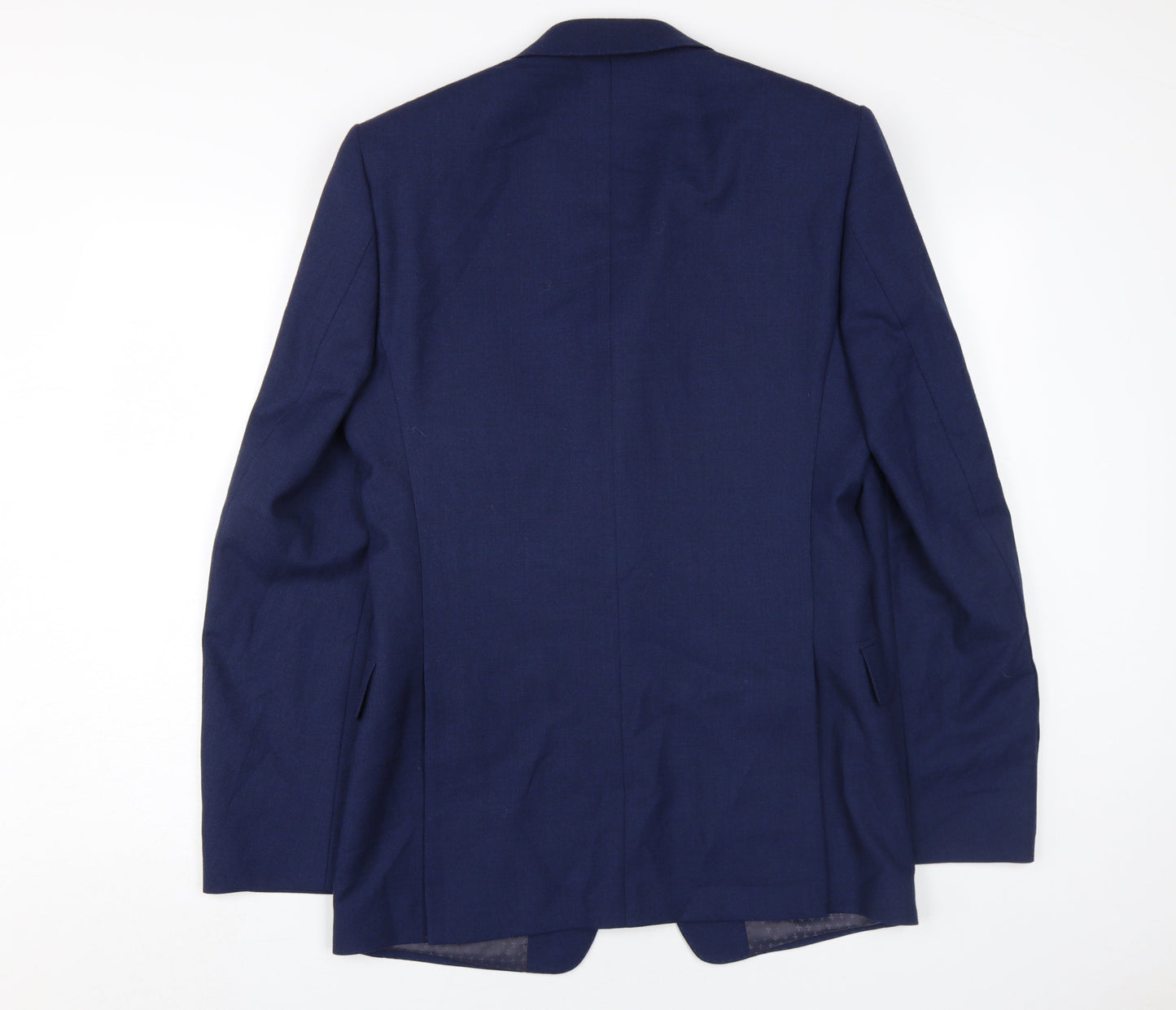 Marks and Spencer Men's Blue Wool Blazer 36L