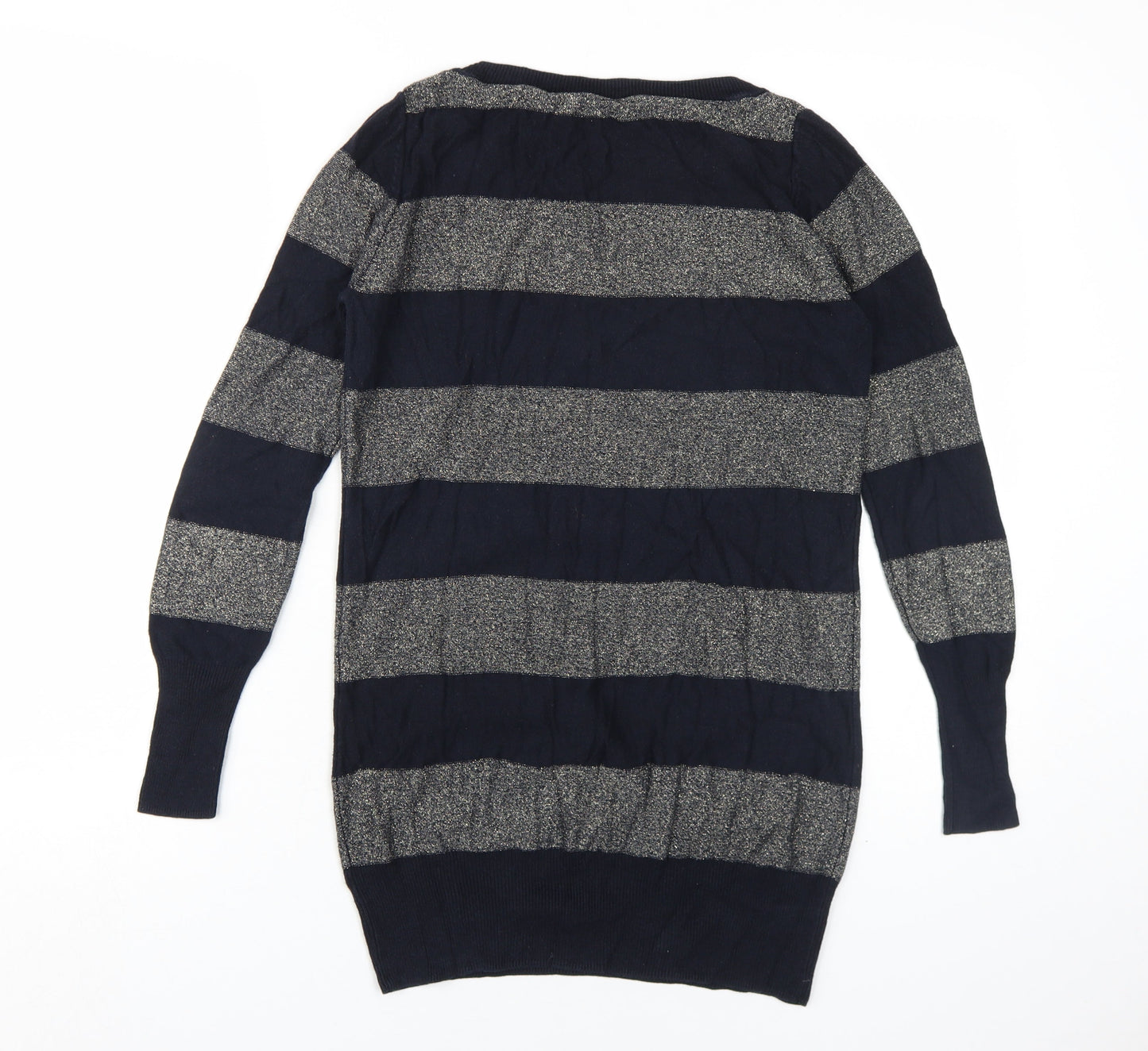 Oasis Women's Black XS Striped Jumper