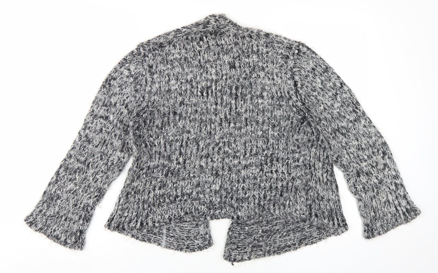 Offshoot Women's Grey Chunky-Knit Cardigan S