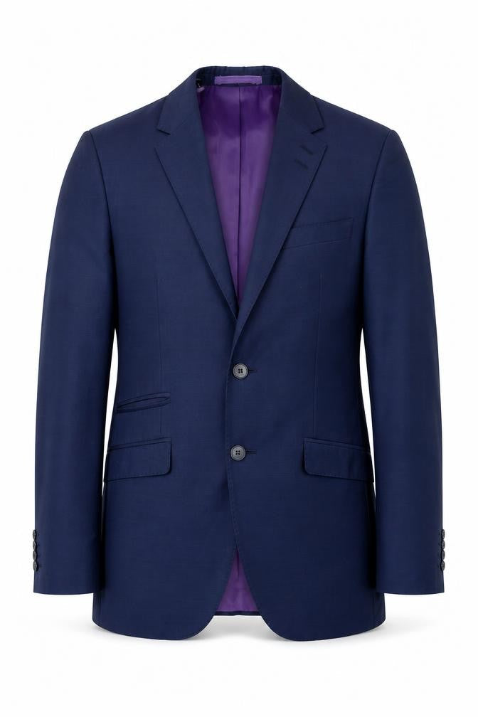 Marks and Spencer Men's Blue 38R Blazer - Classic Style