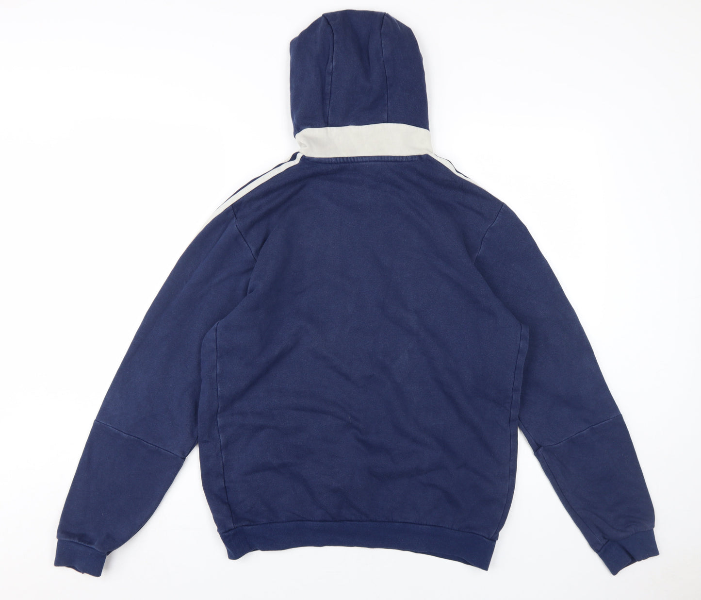 Adidas Blue Men's Hoodie, Medium, Graphic Sport Style