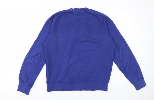 Nike Men's Blue Pullover Sweatshirt, Medium
