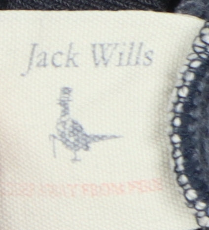 Jack Wills Blue Full Zip Men's Hoodie M