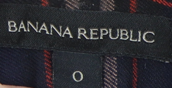 Banana Republic Women's Plaid Straight Trousers, Size S