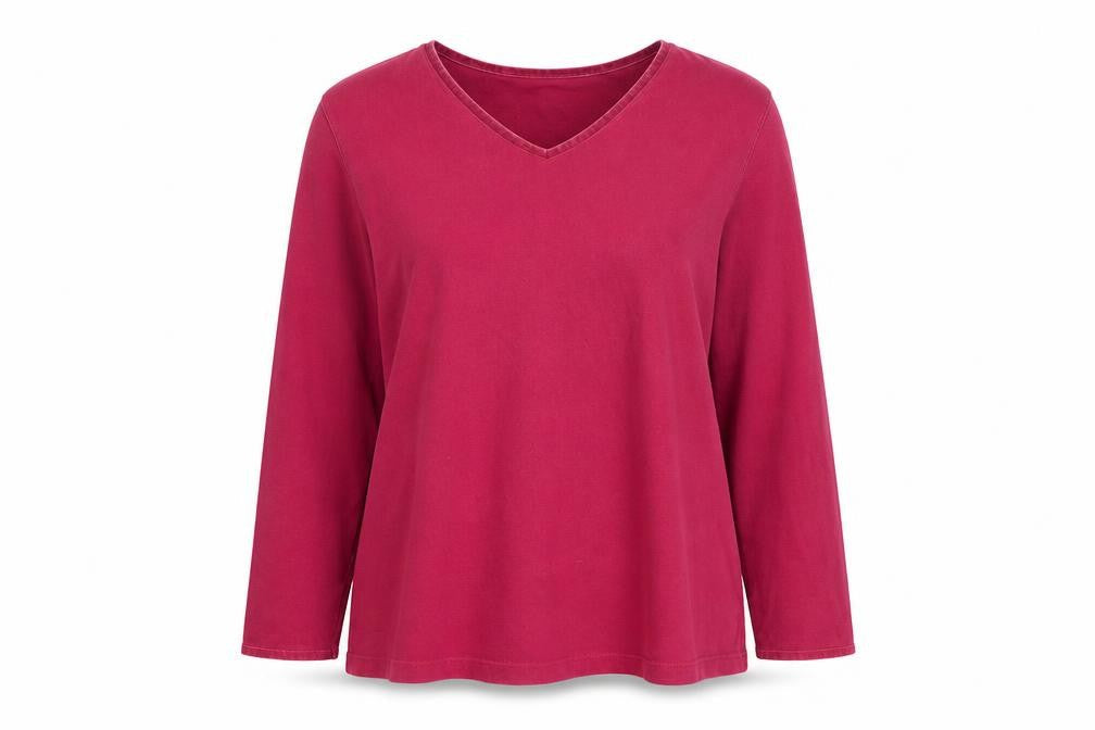 Womens UK Size 20 Hawkshead Red Cotton Blend T-Shirt