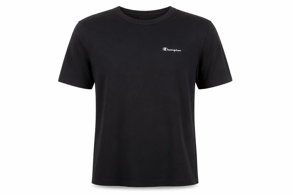 Mens UK Size M Champion Black  Cotton Blend T-Shirt