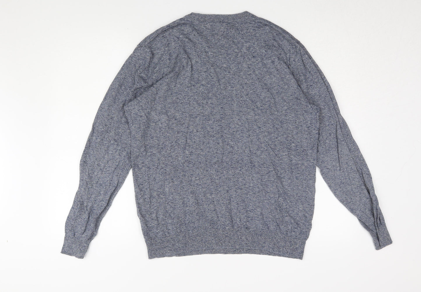 Jack Wills Men's Blue Cotton Crew Neck Pullover Jumper L