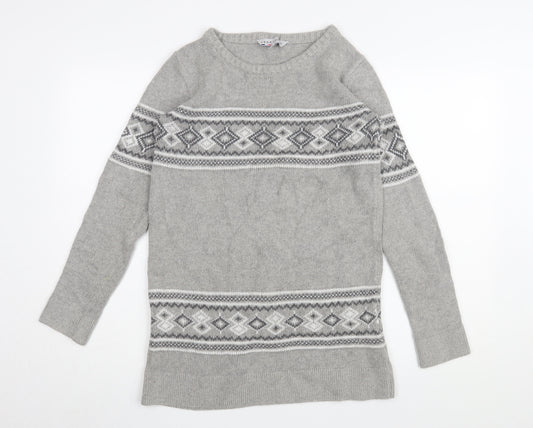 Crew Clothing Co. Women's Grey Pullover Jumper Size 14