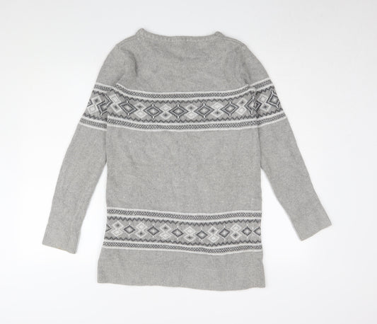 Crew Clothing Co. Women's Grey Pullover Jumper Size 14