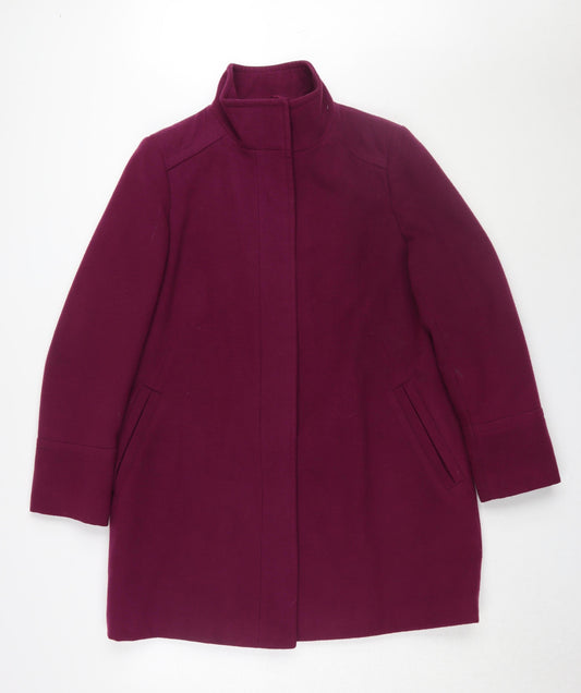 Marks and Spencer Women's Purple Overcoat Size 14