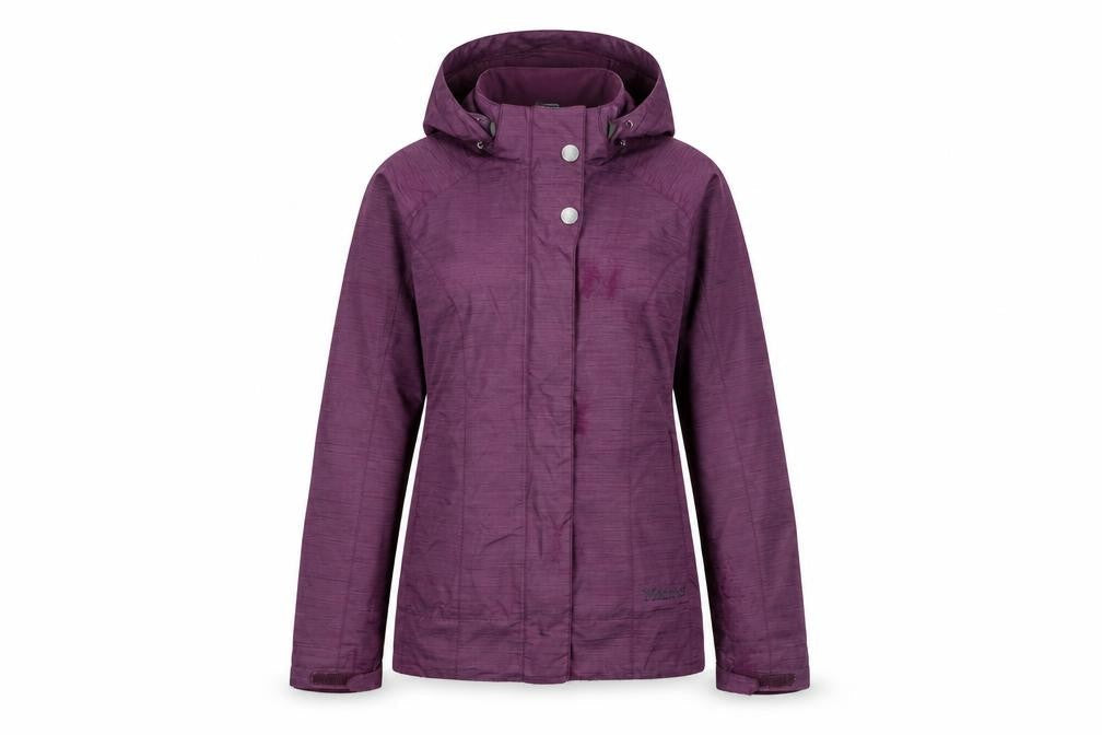Marmot Women's Purple Hooded Rain Jacket M