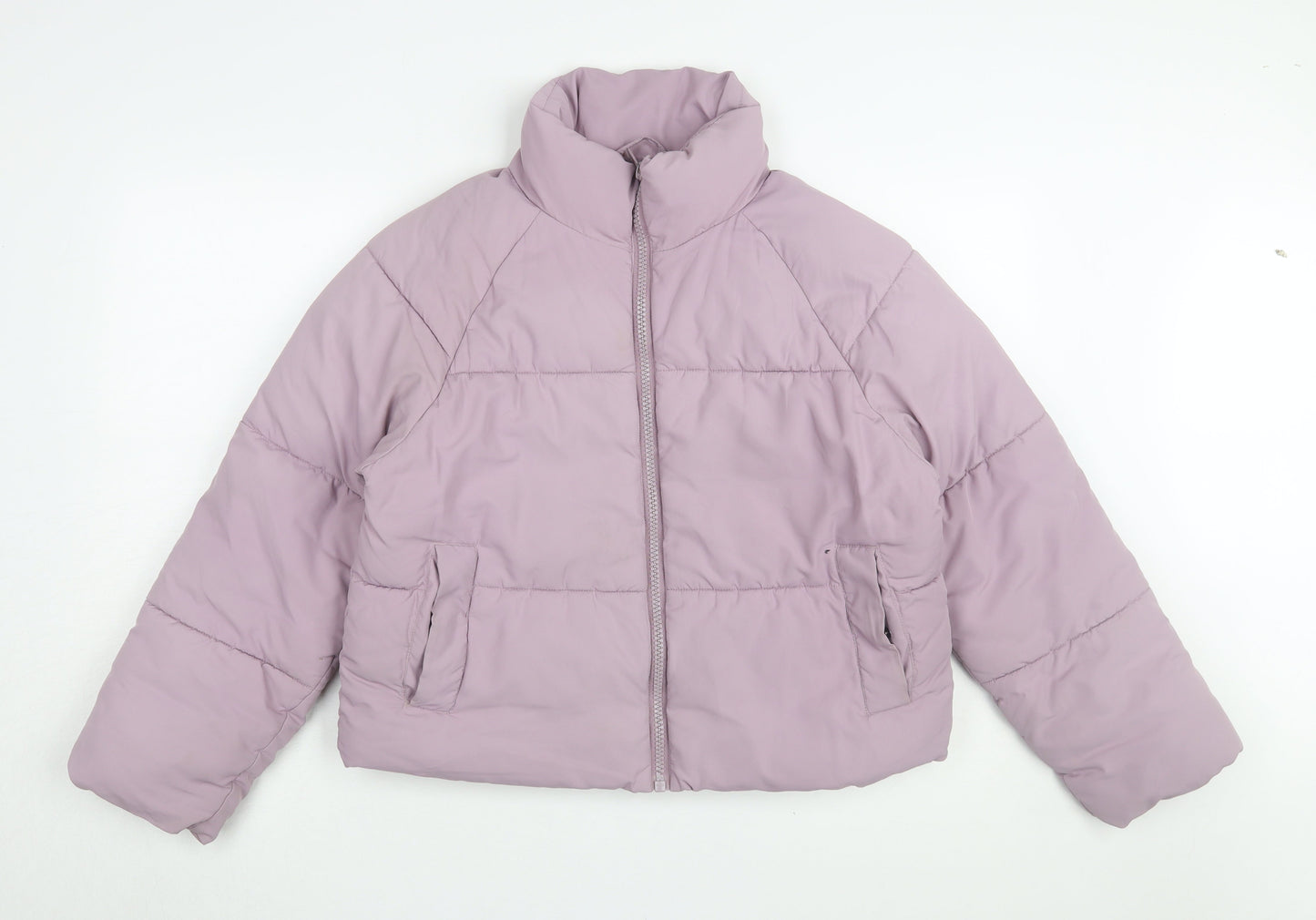 Monki Women's Purple XS Puffer Jacket