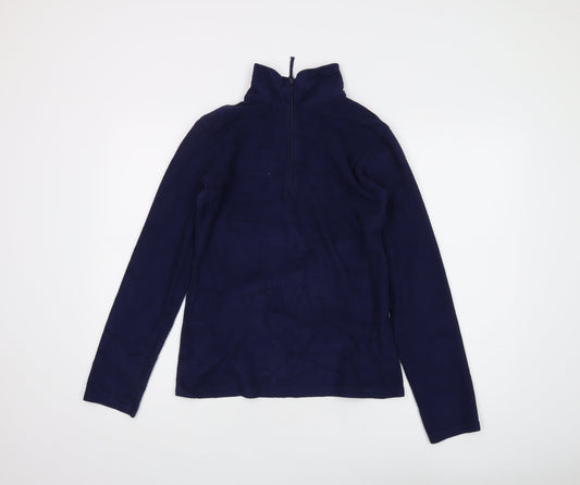 Mountain Warehouse Women's Blue Fleece Sweatshirt, Size 12