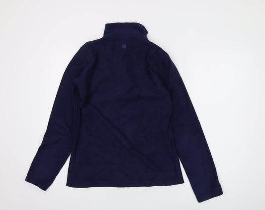 Mountain Warehouse Women's Blue Fleece Sweatshirt, Size 12