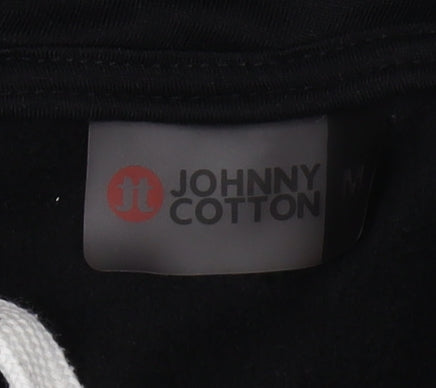 Johnny Cotton Men's Black Pullover Hoodie M