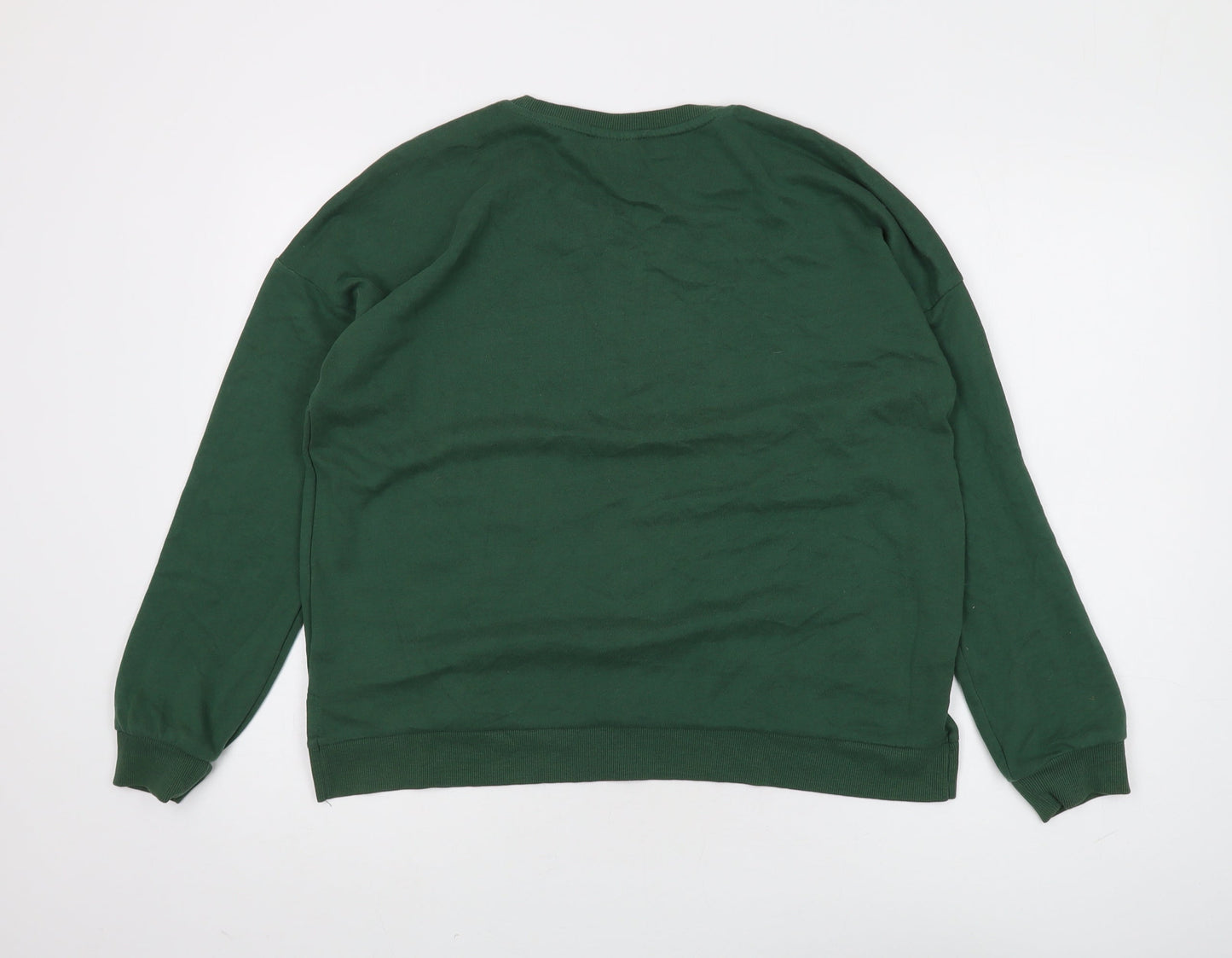 Only Women's Green Christmas Pullover Sweatshirt - L