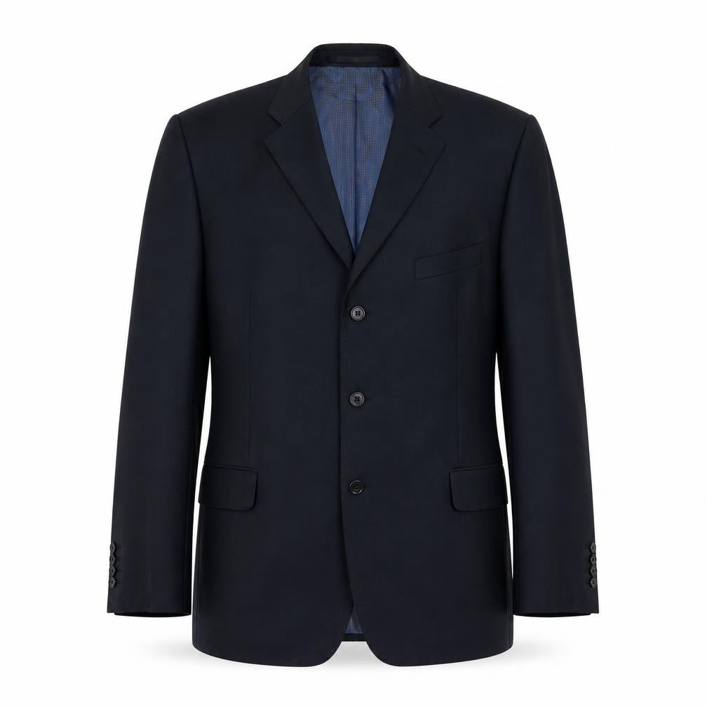 Marks and Spencer Men's Blue Wool Blazer, 44R Regular