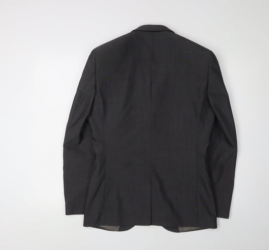 Next Men's Grey 36S Slim Fit Suit Jacket