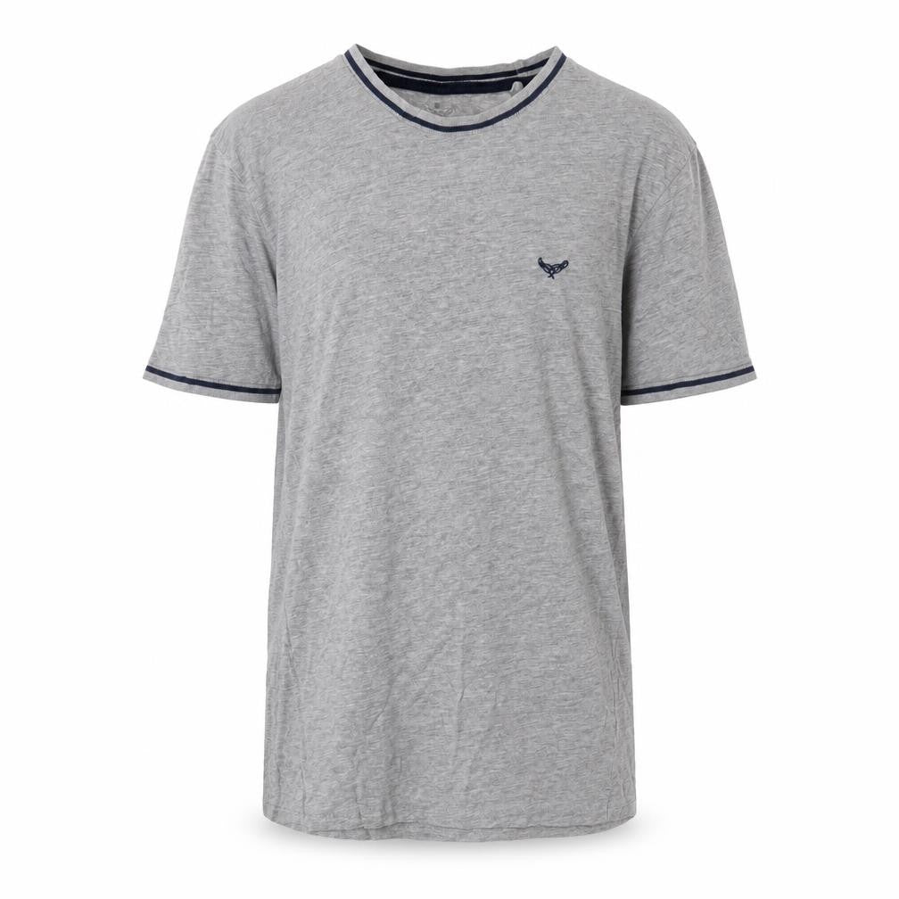Threadbare Men's Grey Crew Neck T-Shirt M