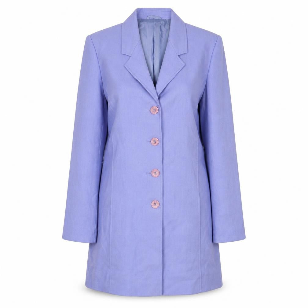 Viyella Women's Purple Long Suit Jacket Size 12