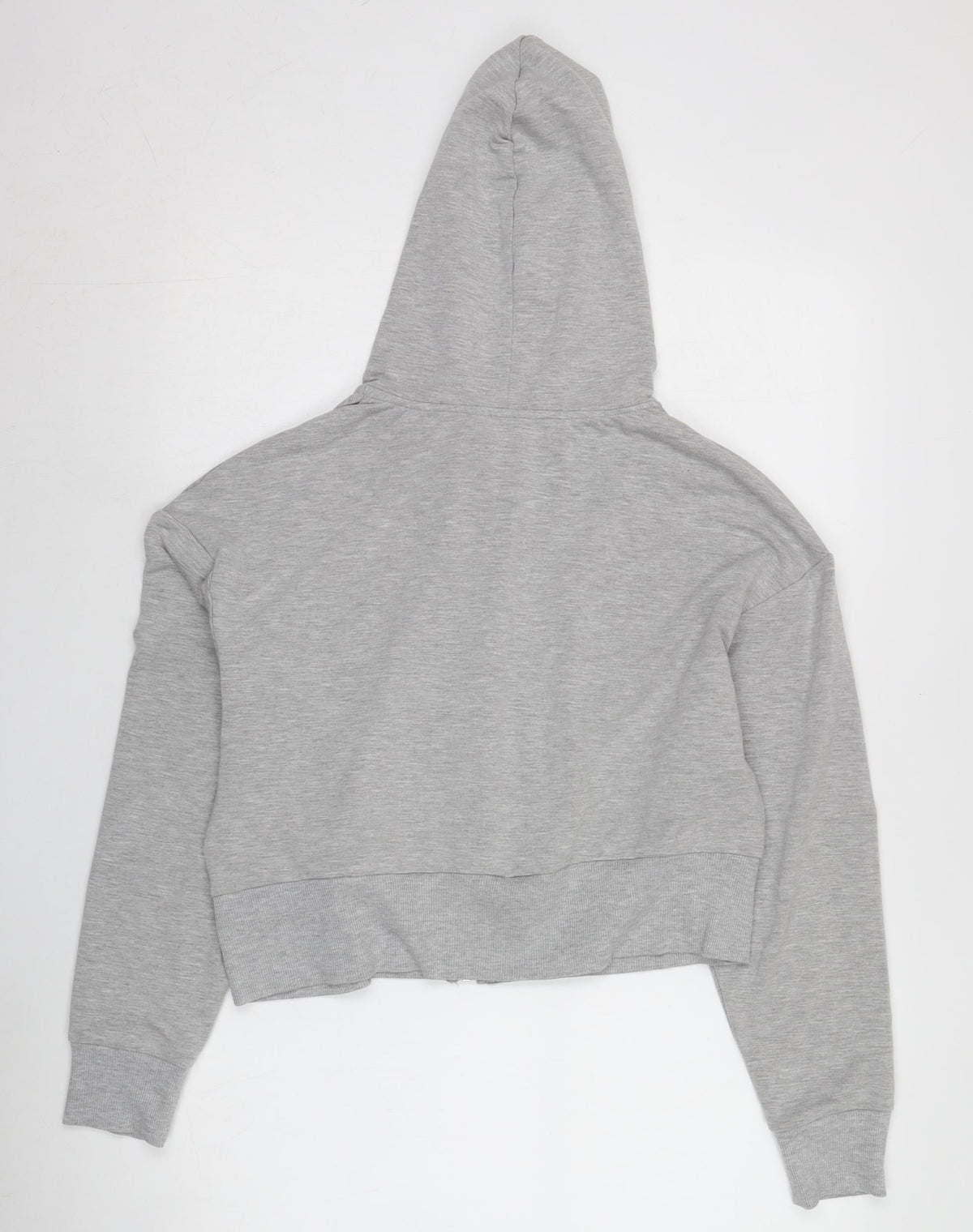 Cotton On Women's Grey Full Zip Hoodie, Size M