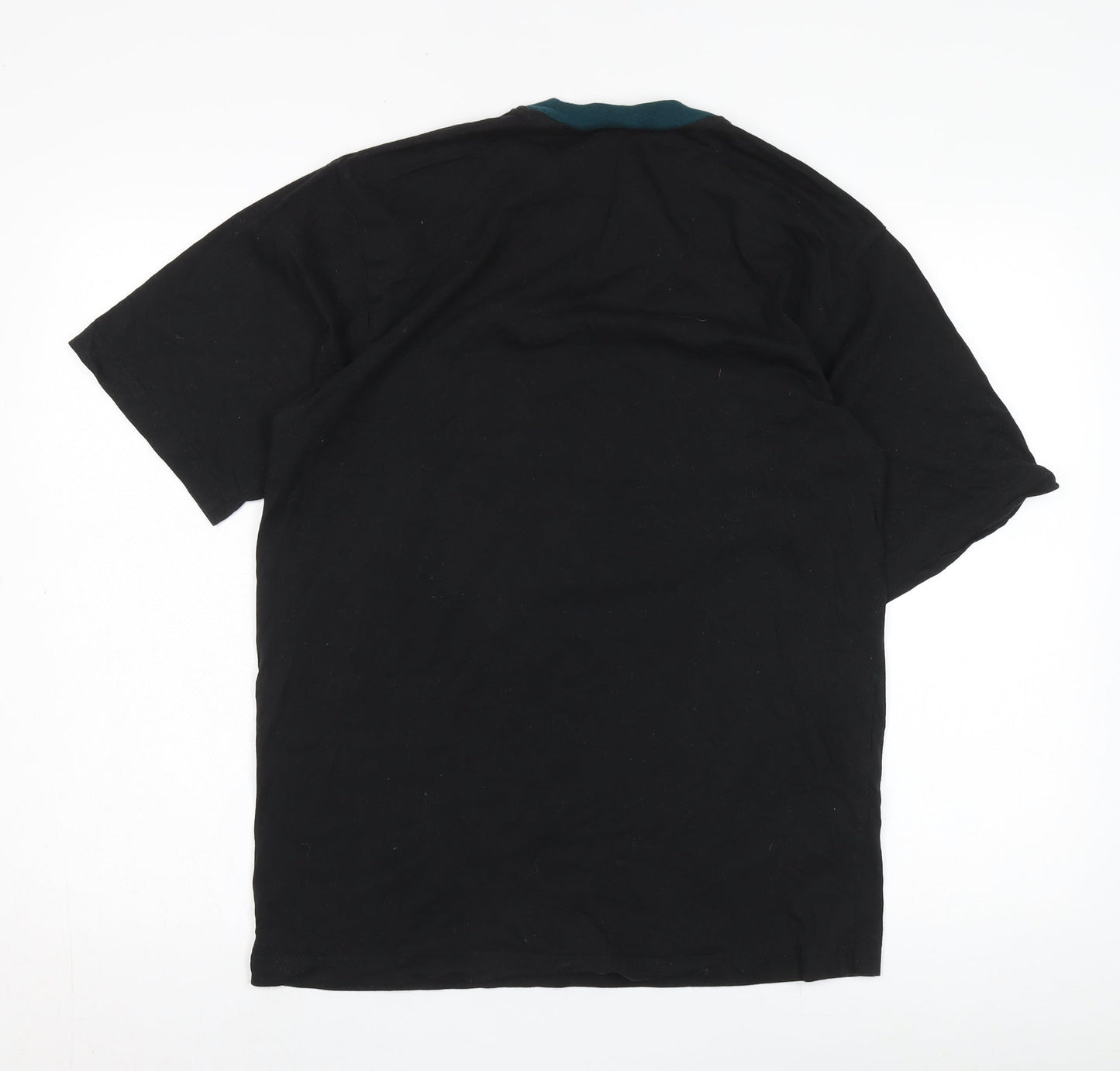 The Simpsons Men's Cartoon Black T-Shirt, Size S
