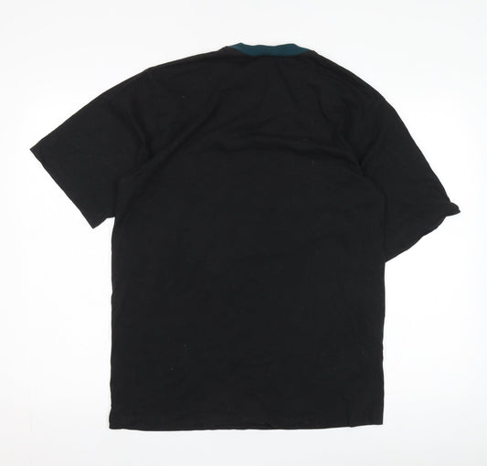 The Simpsons Men's Cartoon Black T-Shirt, Size S