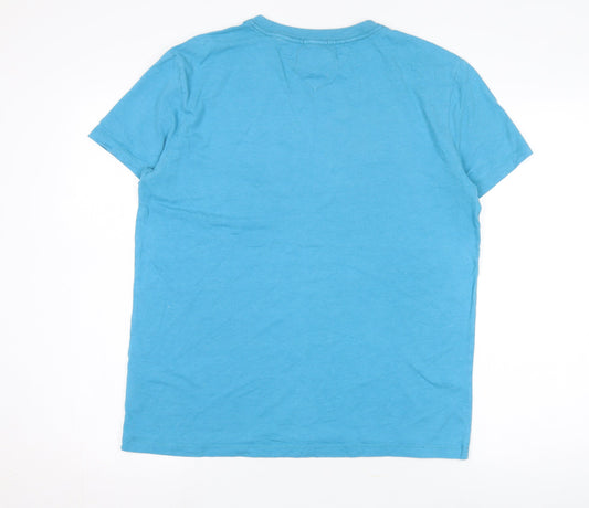 Tommy Jeans Men’s Blue Logo T-Shirt Medium