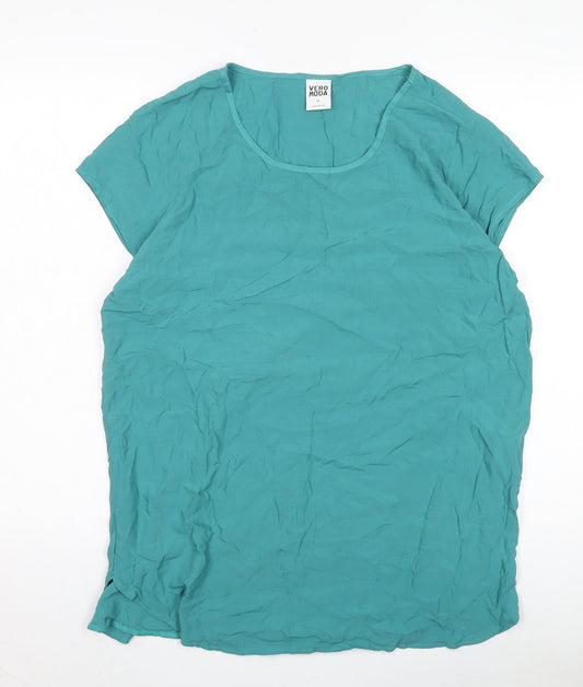 Vero Moda Women's Green XL Basic T-Shirt