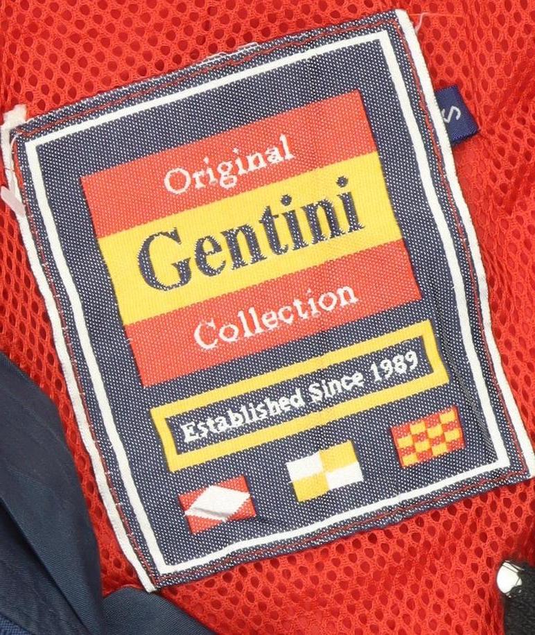 Gentini Men's Blue Red Windbreaker Jacket S