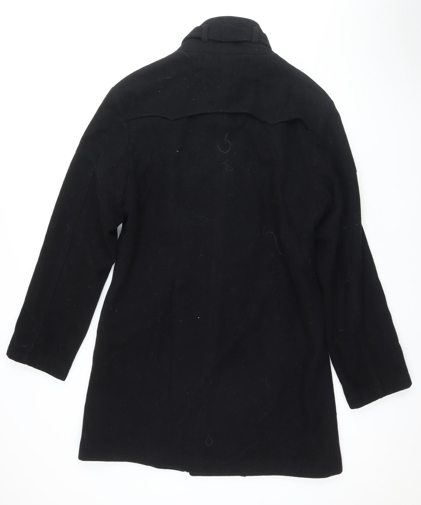 Blood & Glitter Women's Black Wool Pea Coat Size L