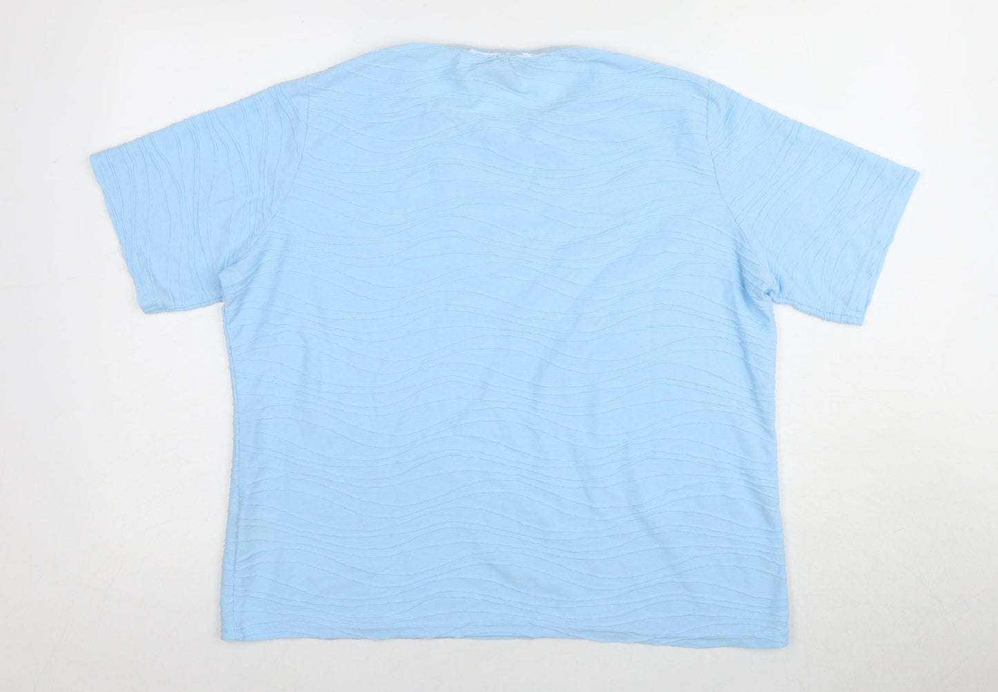 Honor Millburn Women's Blue Relaxed T-Shirt Size 18