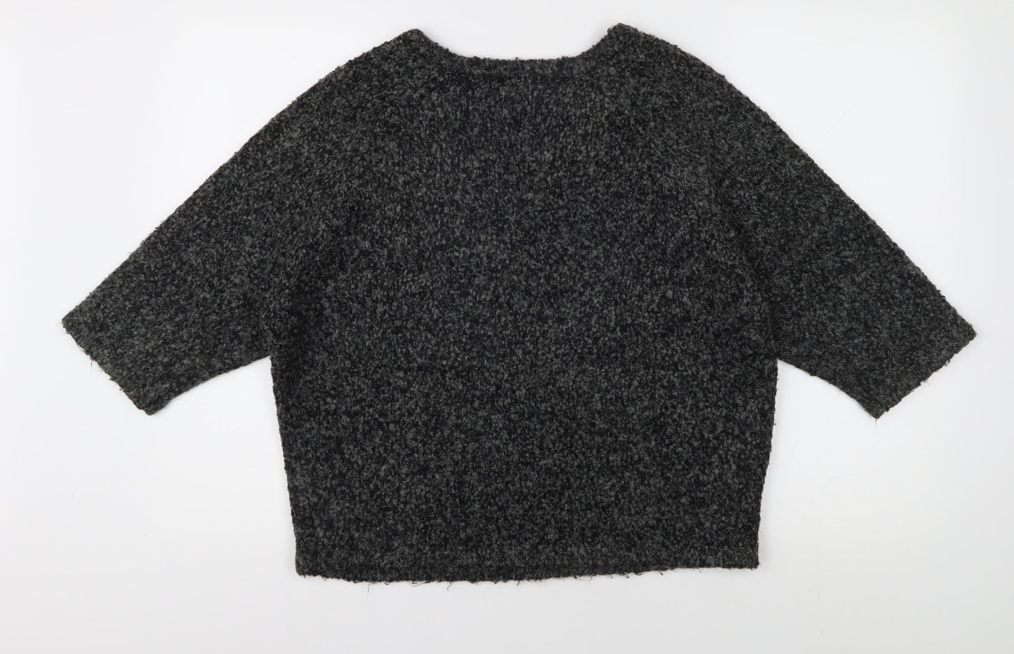 Great Plains Women's Grey V-Neck Pullover Jumper M