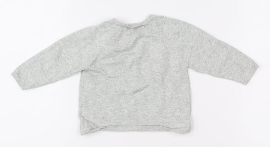 Mamas & Papas Grey Unisex Baby Pullover Jumper 0-3 Months