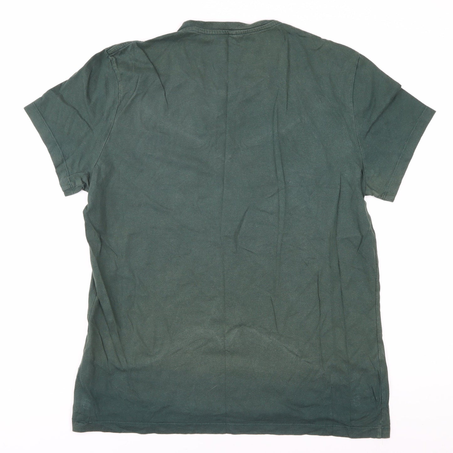 Jack Wills Men's Green M Cotton Crew Neck T-Shirt