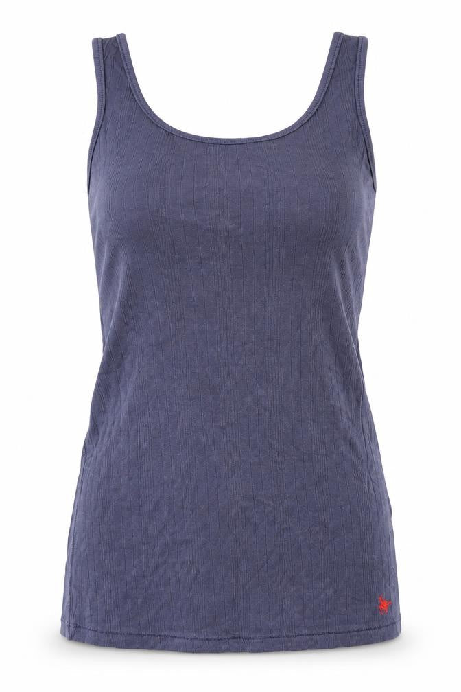 Womens UK Size 10 Jack Wills Blue 100% Cotton Tank